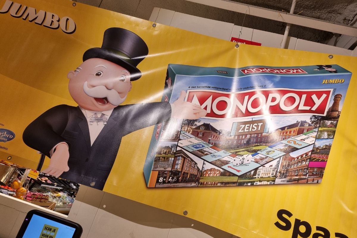 Jumbo geeft Monopoly bordspel van Zeist weg met winactie