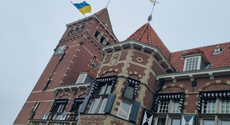 oekraïense vlag gemeente zeist