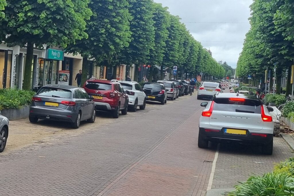 fietspad autos parkeren zeist