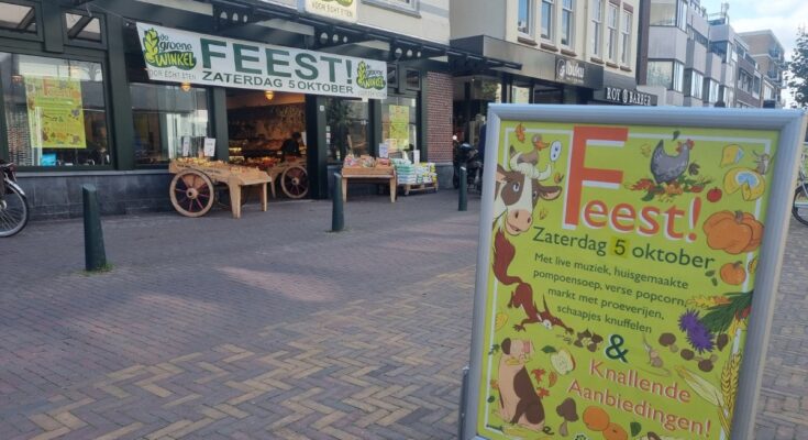 winkelfeest de groene winkel