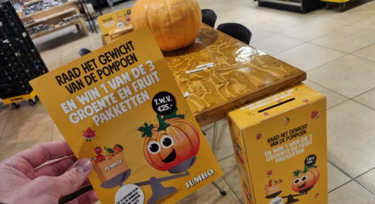 pompoen gewicht jumbo zeist